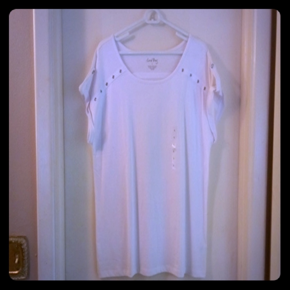 Coral Bay White tee shirt